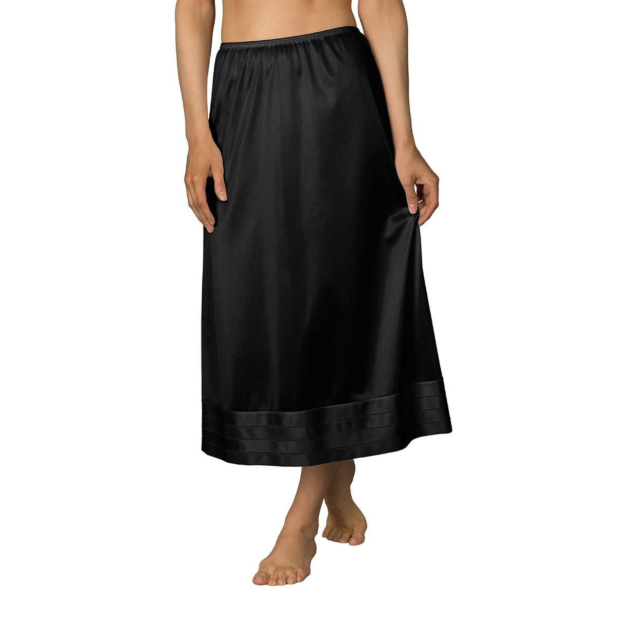Velrose Undergarment Slip, 1X, Black