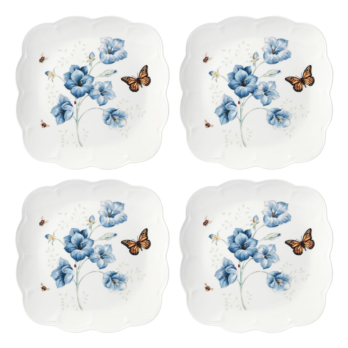Lenox Dishware Plate, 4 Count, Multicolor