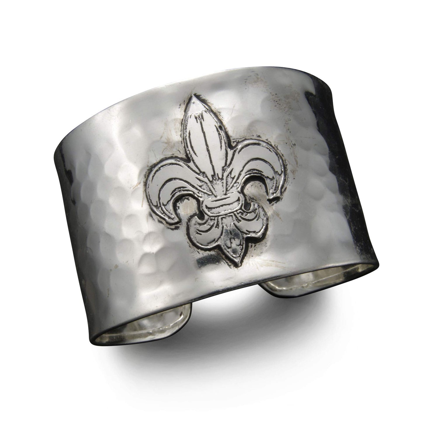 ANJU JEWELRY Silver Plated Collection Cuff Bracelet - Fluer De Lis