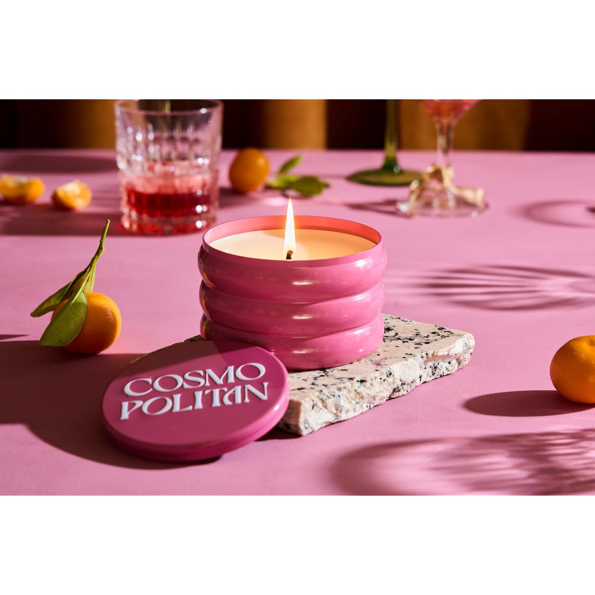Rewined Candle, 13 oz, magenta pink