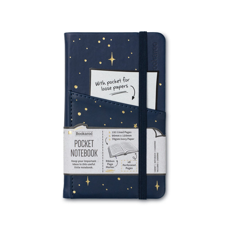 IF Moon & Stars - Bookaroo Pocket Notebook (A6) Journal