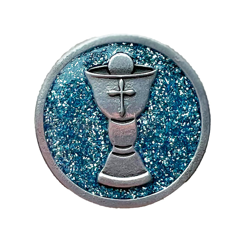 Cathedral Art PT672 First Holy Communion with Color Fill Pocket Token, 1-1/2-Inch
