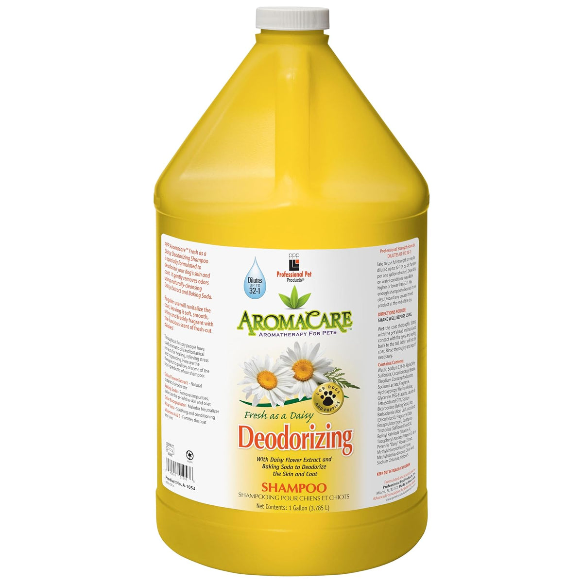 PPP Animal Fur Cleaner Conditioner, 1 Gallon, Clear