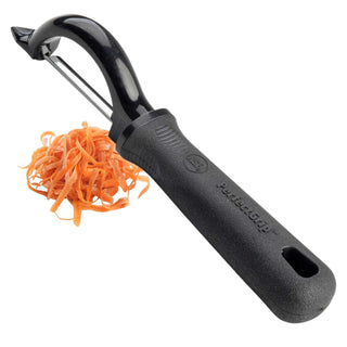 Tablecraft Bladed Food Peeler, Black, Straight Peeler