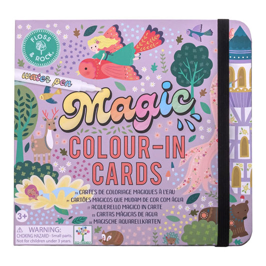 Floss & Rock Fairy Tale Colour Changing Water Pen and 10 Cards, Kids Activity Book