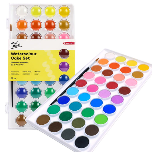 Mont Marte Watercolor Cake Set (36pc)