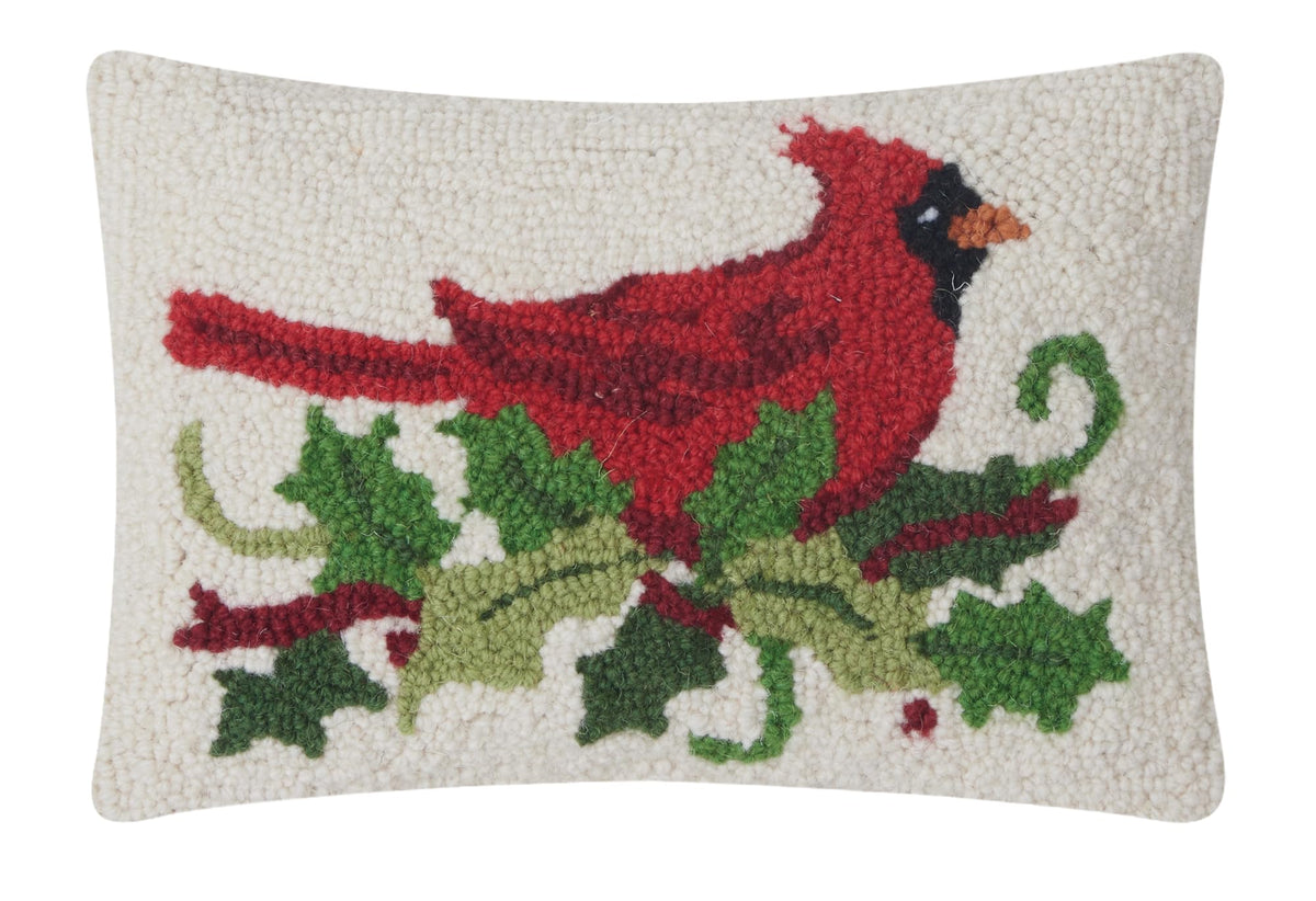 Peking Handicraft Pillow, 16x16x8 inches, Red