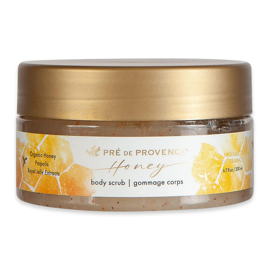 European Soaps Pre de Provence Honey Collection Deeply Nourishing Body Scrub, 6.7 Fl Oz