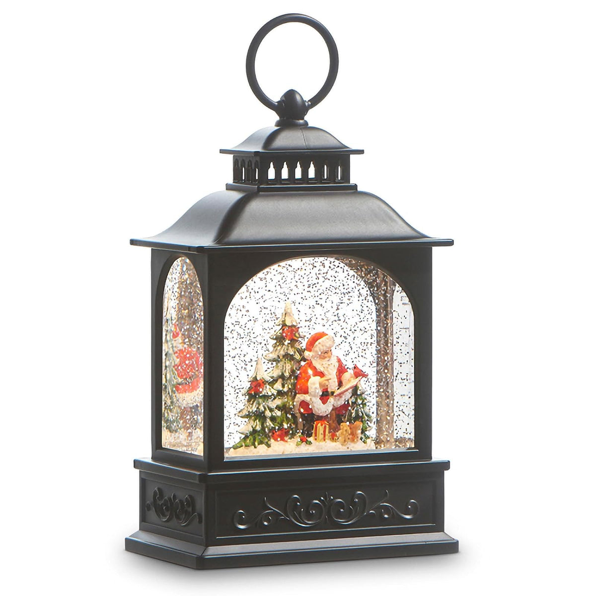 RAZ Imports Electric Lantern, Black, Retro