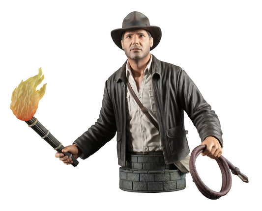 Diamond Select Toys Indiana Jones and The Raiders of The Lost Ark: Indy 1:6 Scale Bust