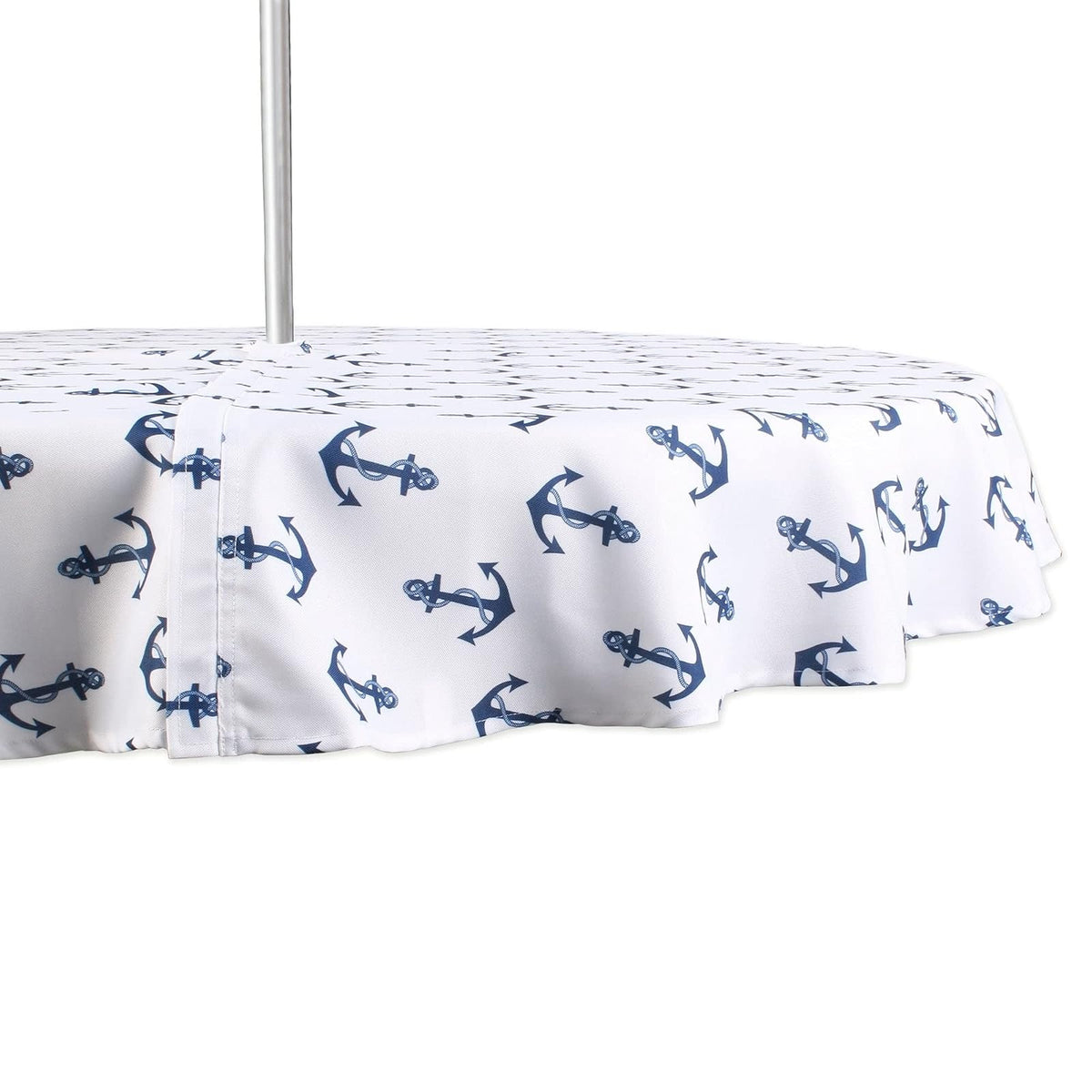 DII Tablecloth, 60" (Round), Anchors Away
