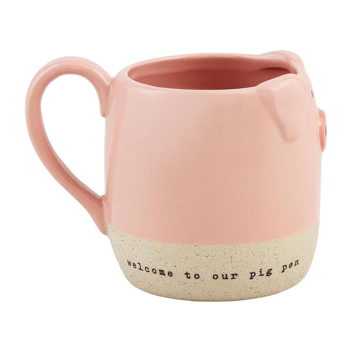 Mud Pie Drinking Cup, 12 Ounces, Pink