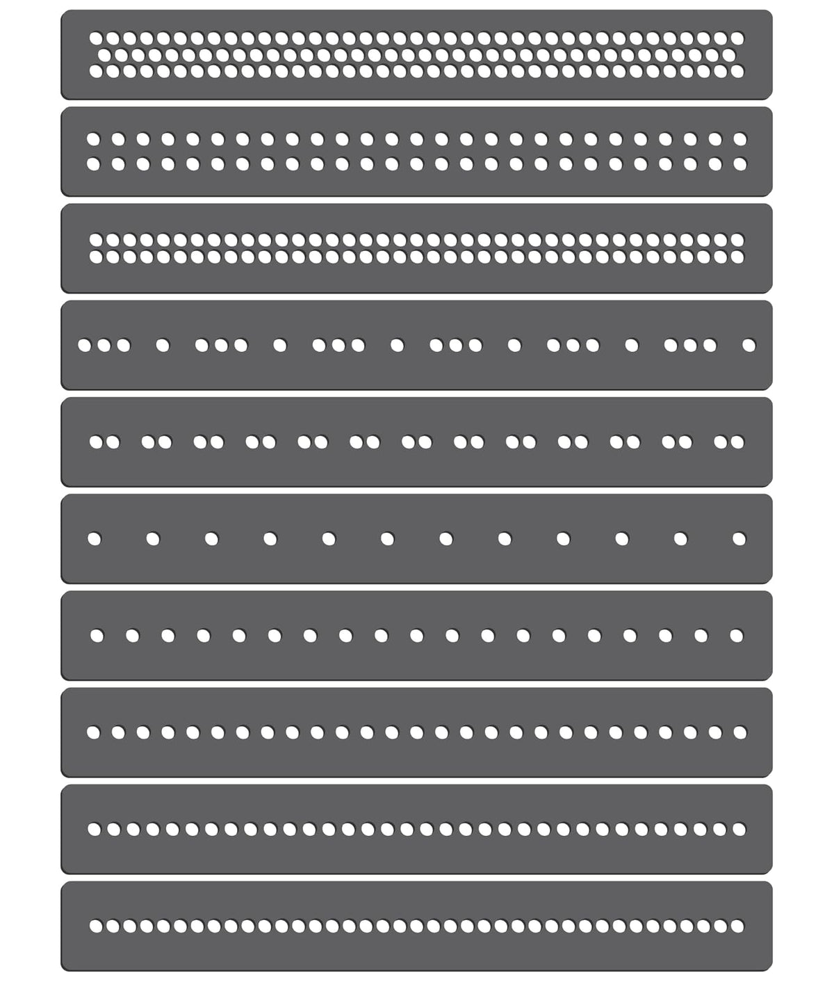 Rhinestone Genie Lines Magnetic Rhinestone Template, Black