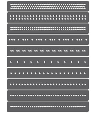 Rhinestone Genie Lines Magnetic Rhinestone Template, Black