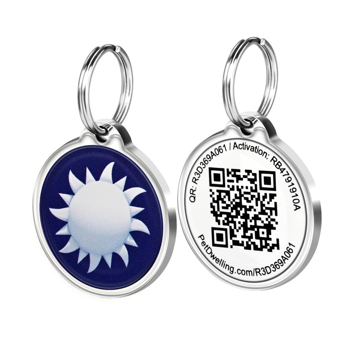 Pet Dwelling Label, 29mm diameter 1.5mm, Nt-sunny