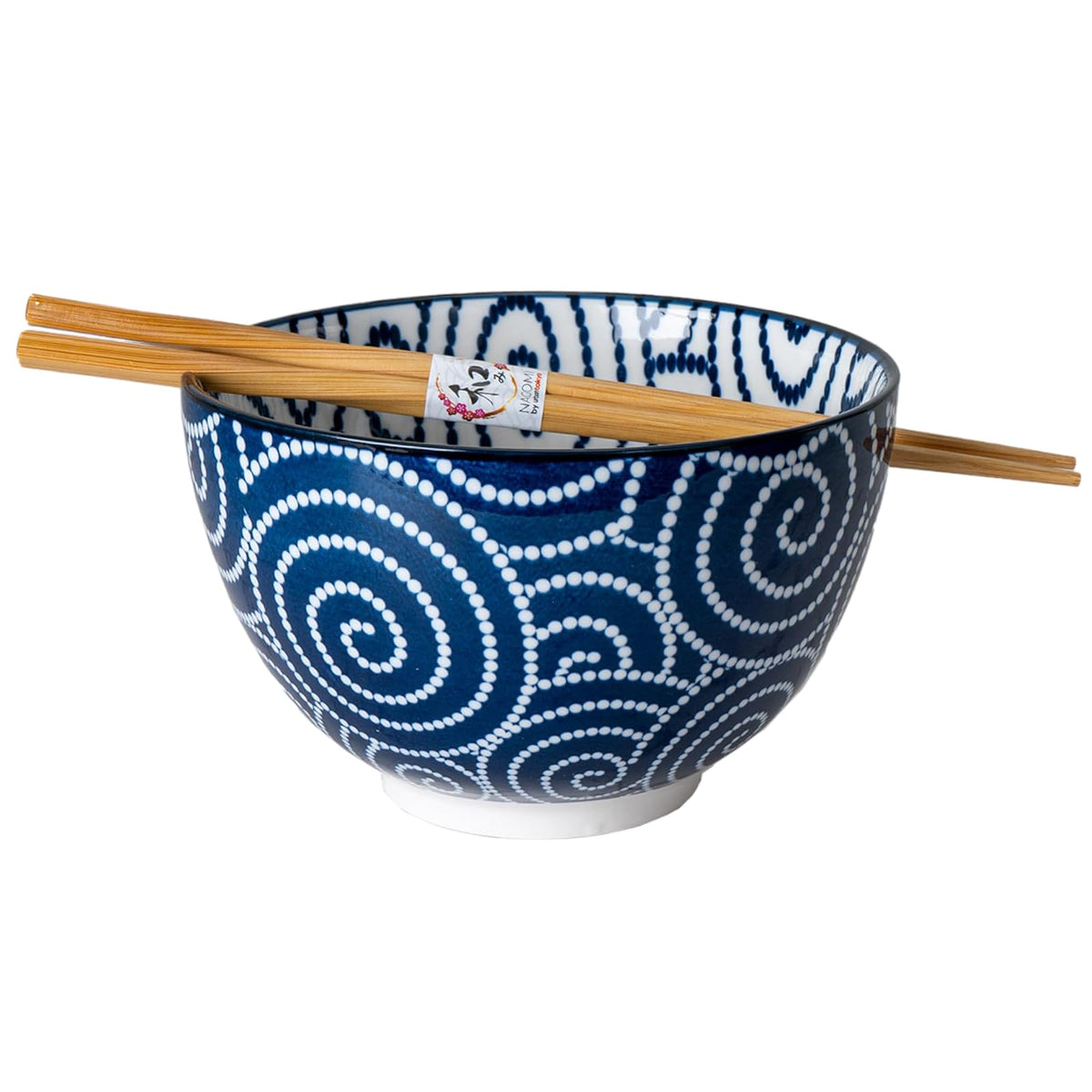 Urban Tokyo Dishware Bowl, 6 Inch Diameter, Multicolor