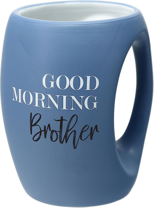 Pavilion Gift Company - Good Morning Brother 16 ounce Large Coffee Cup - Funny Coffee Mug, Sarcastic Coffee Mugs, Funny Mugs, Brother Birthday Thank You Christmas Gifts From Sister Brother