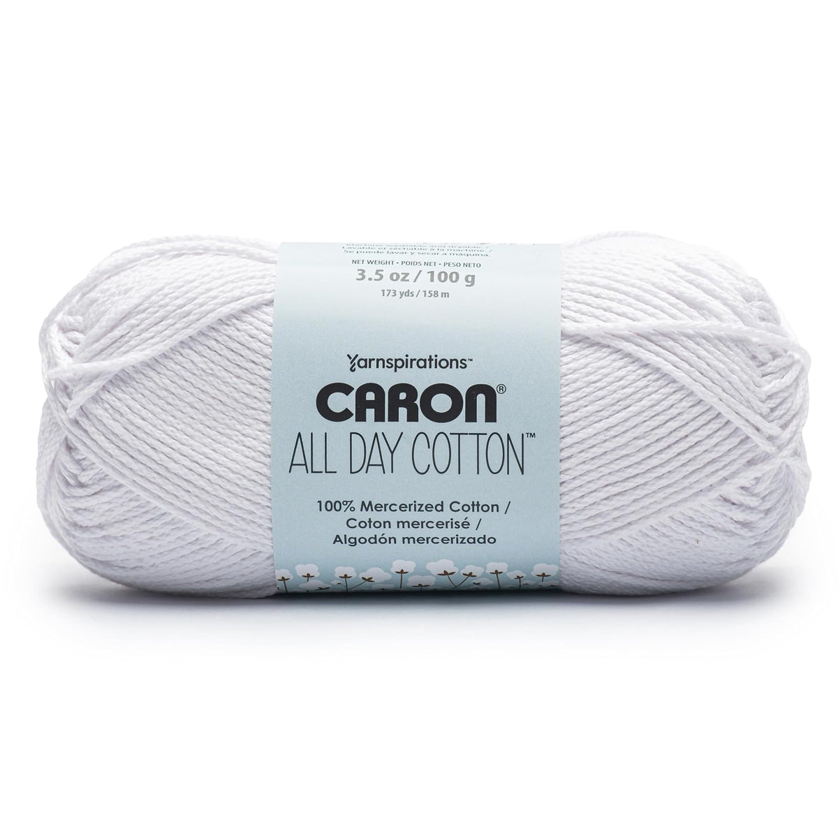 Caron Yarn, Medium, White Shirt