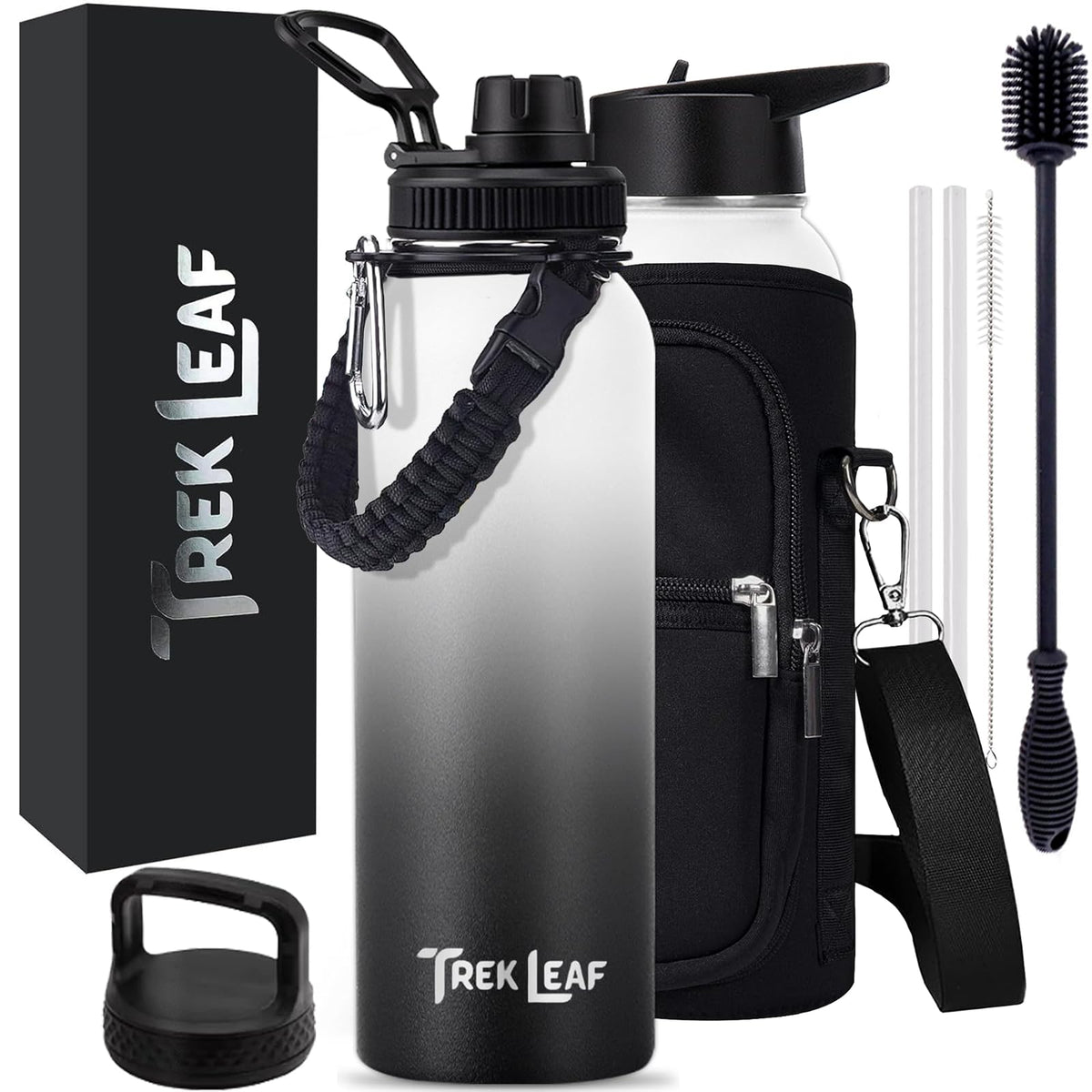 Trek Leaf Bottle, 40 Ounces, Day & Night