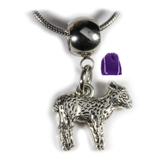Dave The Bunny Charm, Silver, Necklace