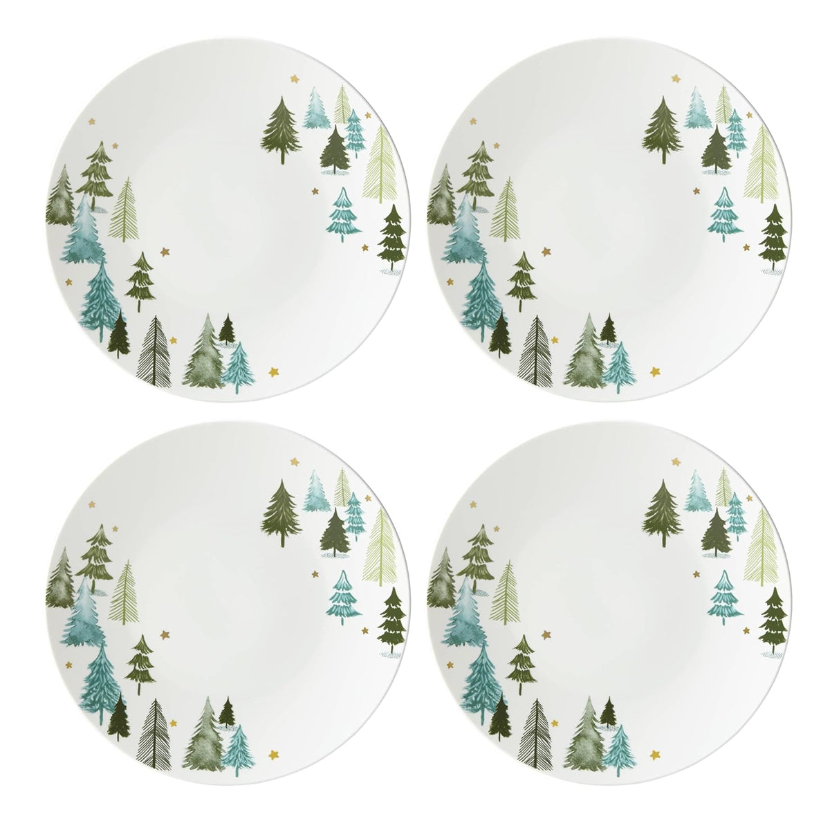 Lenox 880068 Balsam Lane Dinner Plates, Multicolor