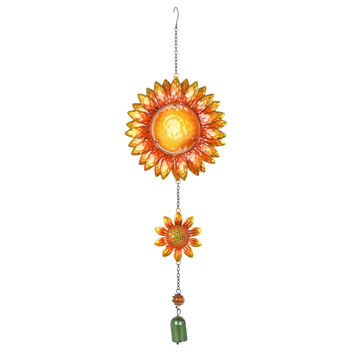 Sunset Vista Designs 14166 Hanging Decoration Garden Bell, Sunflowers