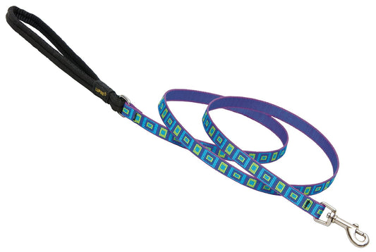 Lupine Pet Originals 1/2" Sea Glass 6-foot Padded Handle Leash for Small Pets