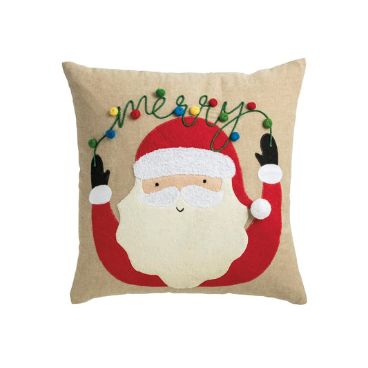 Mud Pie Pillow, 20" x 20", Beige/Khaki