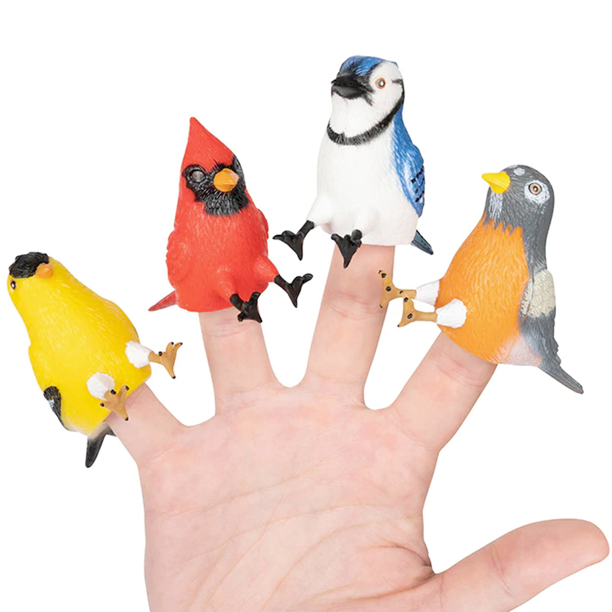 Accoutrements Puppet, 2-1/8" to 2-1/4 inches, Red, Blue, Yellow