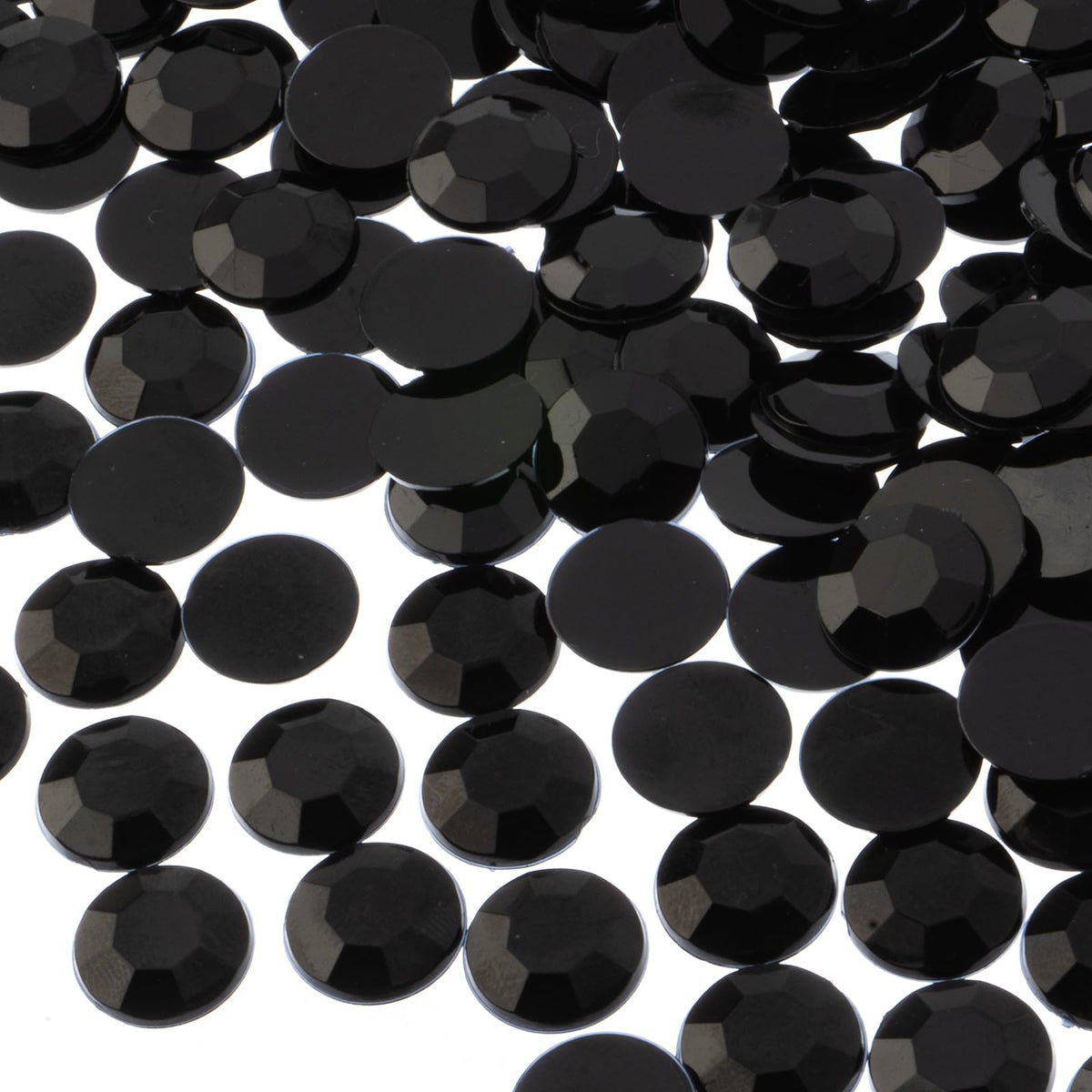 John Bead Craft Bead, 12mm (SS50), Black