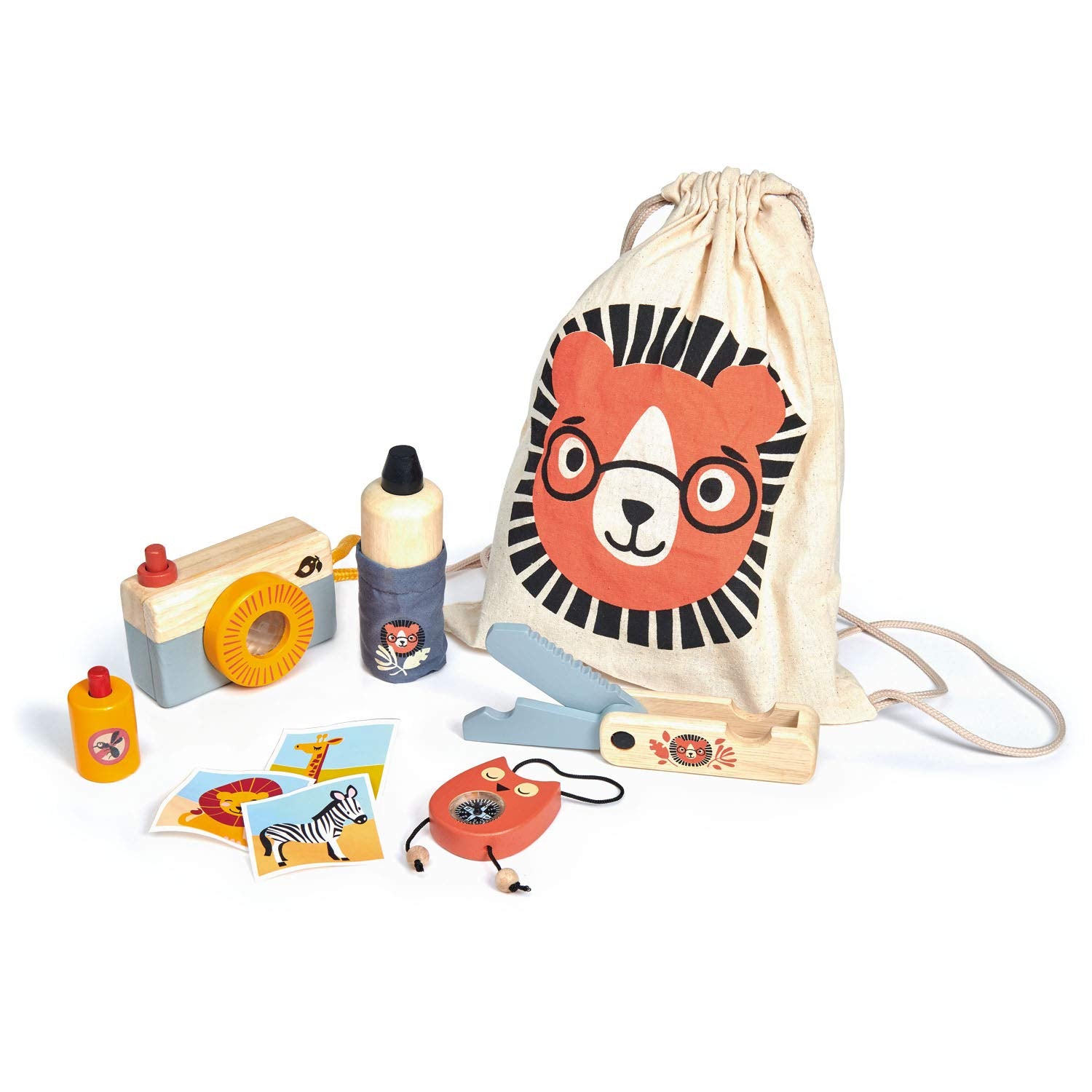 Tender Leaf Toys - Safari Adventure - Outdoor Adventure Educational Playset for Kids 3+