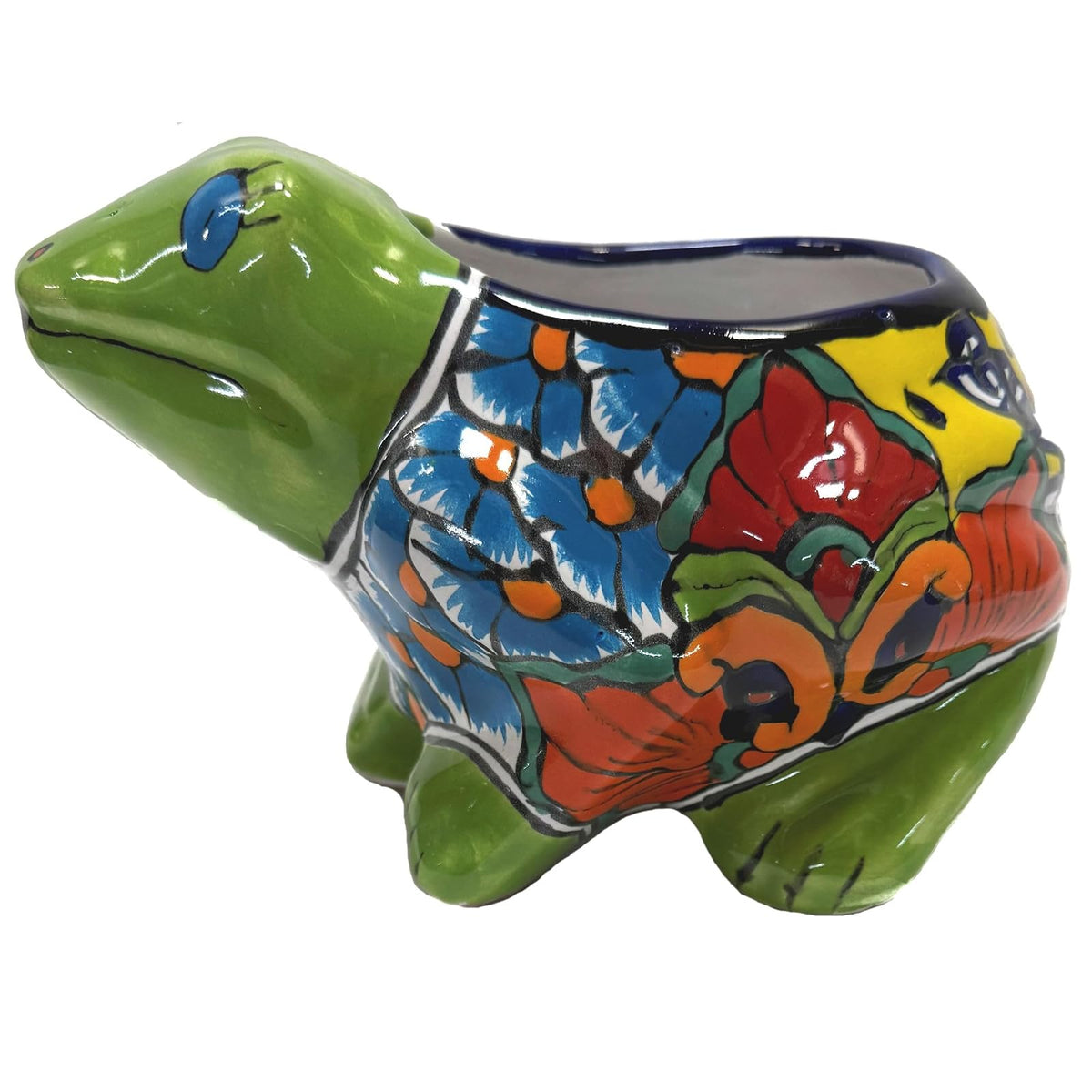 Fine Crafts Imports Planter, Ceramic, Green