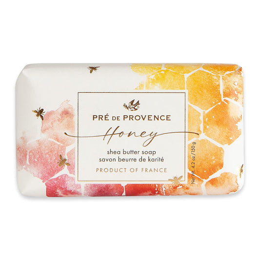 European Soaps Pre de Provence Honey Collection Deeply Nourishing Bar Soap, 150 Gram