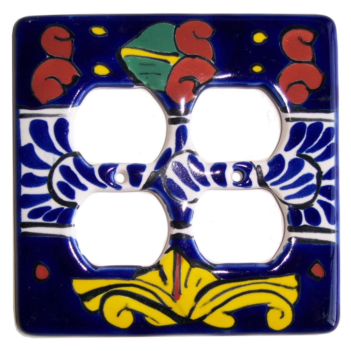 Fine Crafts Imports Wall Plate, Ceramic, Ivory,White