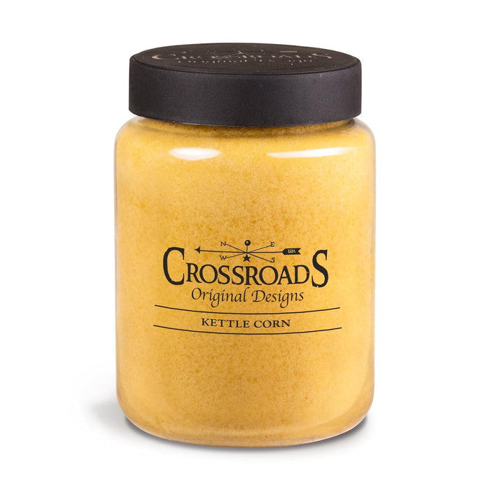 Crossroads Kettle Corn Scented 2-Wick Candle, 26 Ounce
