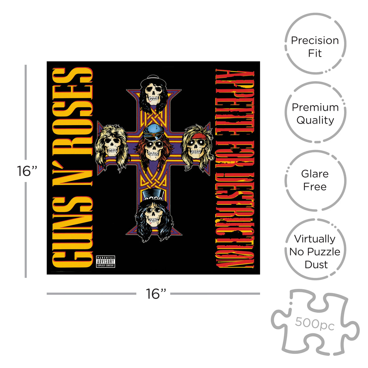 RockSaws Puzzles, 16 x 16, Jigsaw Puzzle