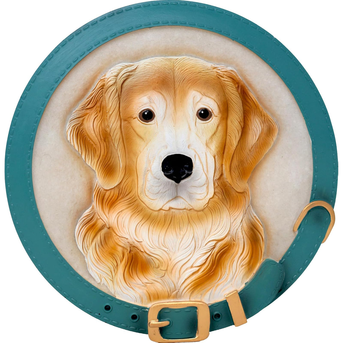 Spoontiques Tile, 9.63" diameter, Golden Retriever