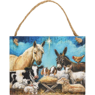 Primitives by Kathy Hanging Ornament, 4.50" x 3.50" x 0.25", Multi Color