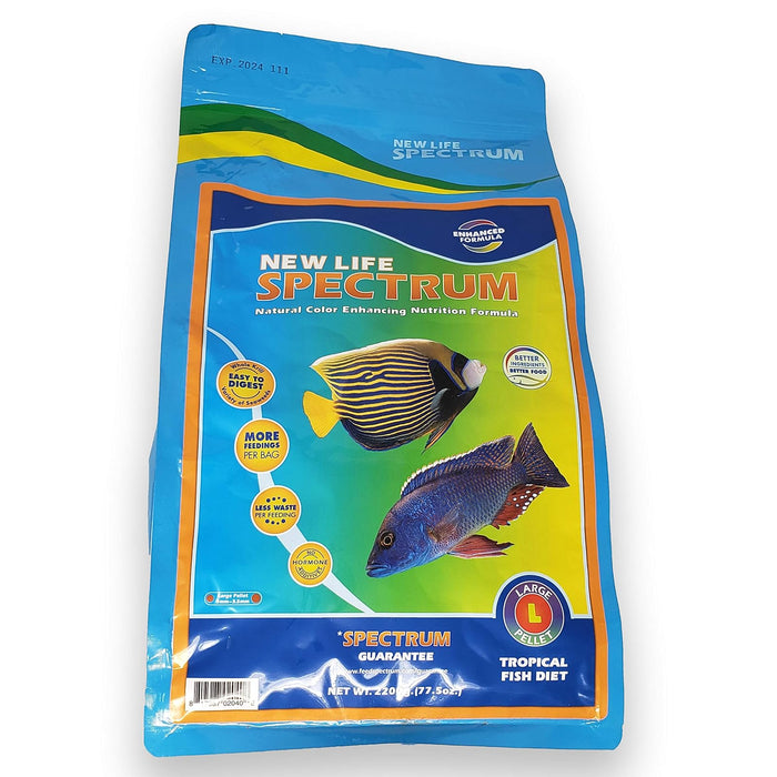 New Life International Naturox Spectrum Formula Large Pellet for Fresh & Saltwater Fish Bag 2200g
