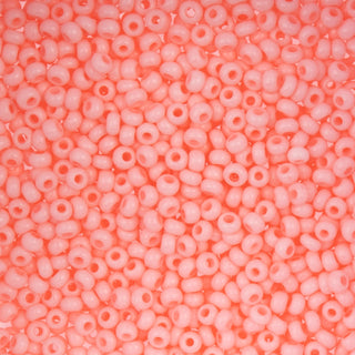 John Bead Craft Bead, 8/0 (3mm), Dyed Chalk Pink SOLGEL