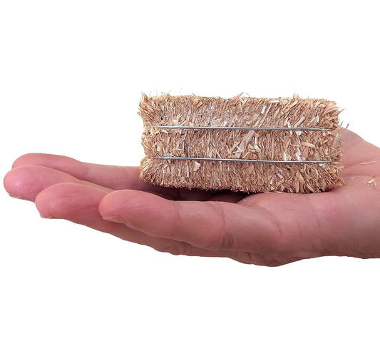 Meyer Imports Mini Hay Bales - Small - (Pack of 24) Small Decorative Hay ‚Äì for Craft/Dollhouse/Farm/Halloween/Table Decoration - 2.5 x 1 Inches Each