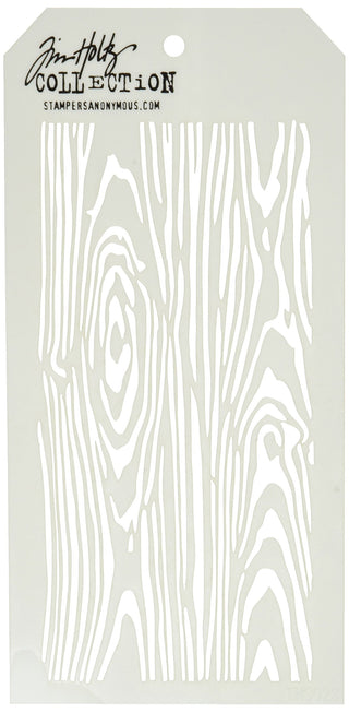 Stampers Anonymous Template Stencil, 4.125"X8.5", Beige