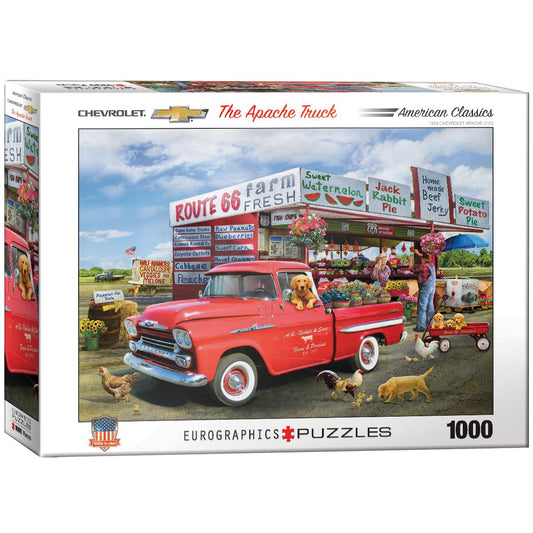 EuroGraphics (EURHR) The Apache Truck by Greg Giordano 1000Piece Puzzle 1000Piece Jigsaw Puzzle