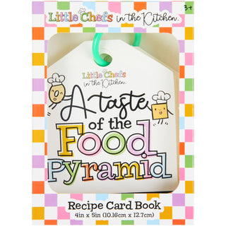 C.R. Gibson Kitchen, 10-Count, Food Pyramid Recipe Card Ring