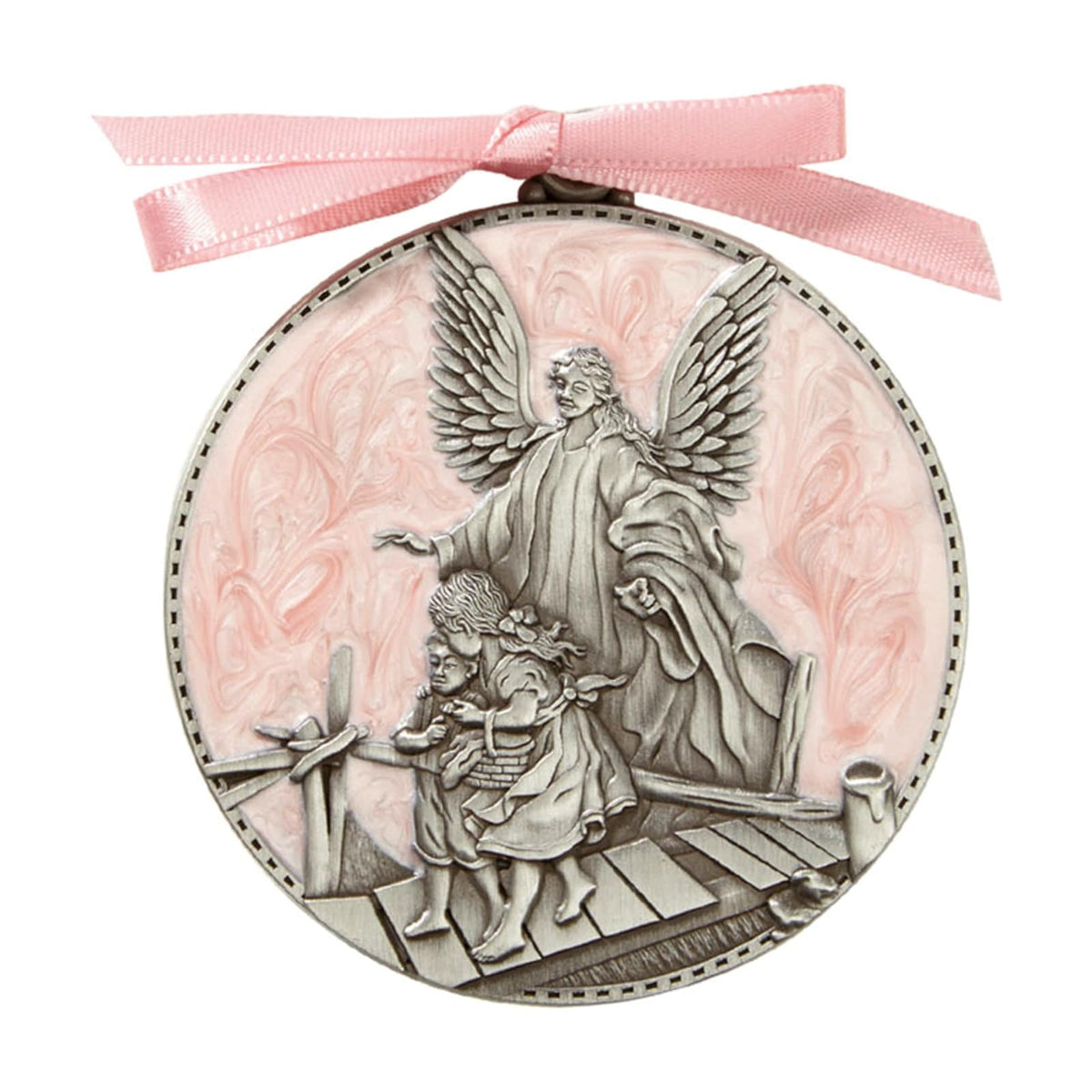 Christian Brands Greeting Card, 2.25" Diameter, Pink