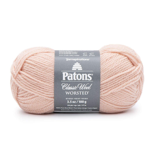 Spinrite Yarns (CA) Patons Classic Wool Yarn, Peach Blush