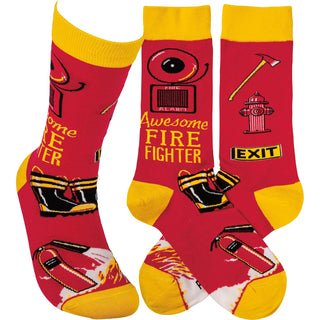 Primitives by Kathy Socks, Red, Casual Novelty Socks