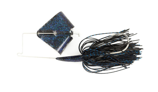 Nichols Lures RB24-12 Reflex Metal Flake Buzzbait Black & Blue 1/2 oz