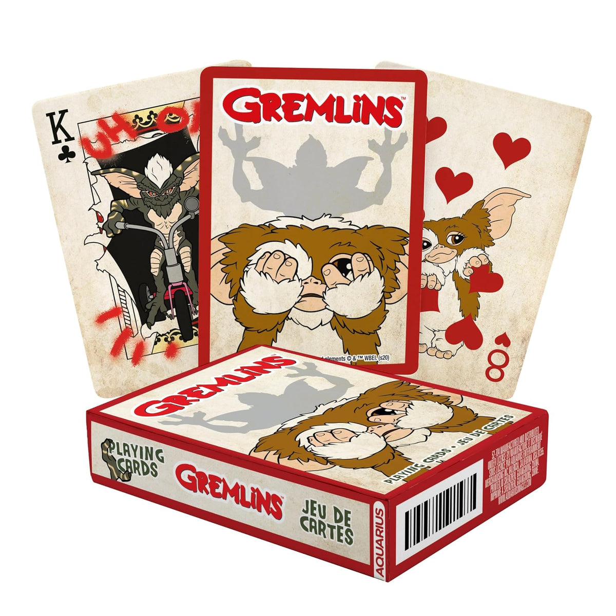 AQUARIUS Tabletop Game, One Size, White Red