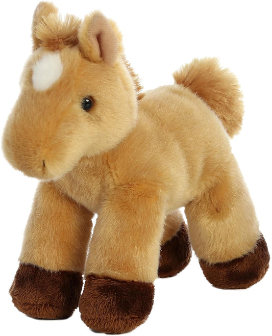 Aurora Plush Prancer Red Roan Horse Mini Flopsie 8"